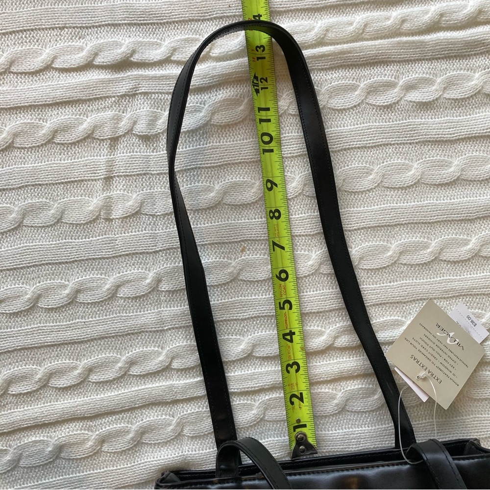 NEW Villager by Liz Claiborne Black Shoulder Purse Bag - Picture 12 of 12